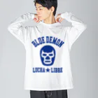 DRIPPEDのBLUE DEMON / ブルーデモン ビッグシルエットロングスリーブTシャツ