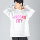 JIMOTO Wear Local Japanの弘前市 HIROSAKI CITY ビッグシルエットロングスリーブTシャツ