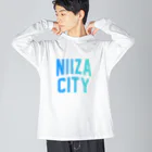 JIMOTO Wear Local Japanの新座市 NIIZA CITY ビッグシルエットロングスリーブTシャツ