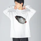 魚肉販売所のリアぎょ Big Long Sleeve T-Shirt