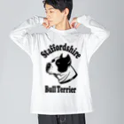 DRIPPEDのStaffordshire Bull Terrier / スタッフォードシャー・ブルテリア Big Long Sleeve T-Shirt