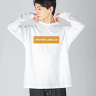 ぴっぴ屋さんのﾓﾁﾀｸﾝﾄﾞｯﾄｺﾑの服 ビッグシルエットロングスリーブTシャツ