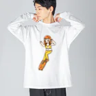 Sophie's storeのスケボー少女 Big Long Sleeve T-Shirt