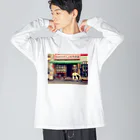 カモ虎HOUSEのノスタルジック課長ロングTシャツ Big Long Sleeve T-Shirt