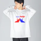 ひかりのSome help? ビッグシルエットロングスリーブTシャツ