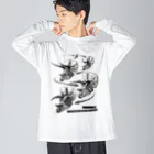 segasworksのTriceratops prorsus growth series ビッグシルエットロングスリーブTシャツ