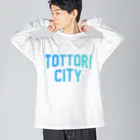JIMOTOE Wear Local Japanの鳥取市 TOTTORI CITY Big Long Sleeve T-Shirt