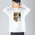 _anの銀杏 Big Long Sleeve T-Shirt