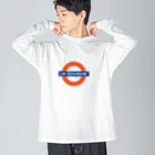 VeppinのUK TECH HOUSE UNDERGROUND Big Long Sleeve T-Shirt