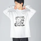 aizaknewton_aizawaの集中力と鳥のVR Big Long Sleeve T-Shirt