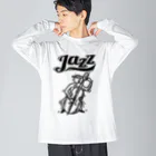 DRIPPEDのJazz-ジャズ- ビッグシルエットロングスリーブTシャツ