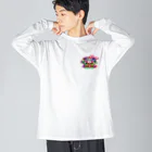 保護犬達の楽園オリジナルグッズのありがとう蕾ちゃん Big Long Sleeve T-Shirt