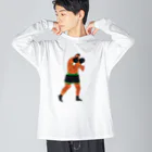 aeiuoのFight!! ビッグシルエットロングスリーブTシャツ