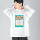 Yakisoba-Takoyaki_Happyのやきそばたこやきハッピーグッズ各種 ビッグシルエットロングスリーブTシャツ