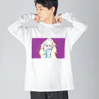 水草の能力発動系ガール Big Long Sleeve T-Shirt