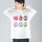 Milk☆Dipperのガールズファイター！ミルクディッパー Big Long Sleeve T-Shirt