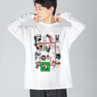 KIKUKUSURIのF**k you,f**kin` f**k! Big Long Sleeve T-Shirt