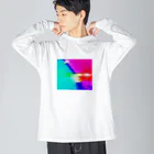 橘造園ＳＨＯＰのtawarazuの夕陽と宇和海 Big Long Sleeve T-Shirt