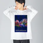 アオムラサキの色彩の羽根　004a Big Long Sleeve T-Shirt