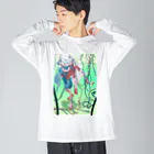 sako_shopの培養施設 Big Long Sleeve T-Shirt