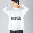 kosover's パーティ向けファッション販売のBAKED Big Long Sleeve T-Shirt