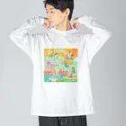 Mirai Gotoの　sunset ビッグシルエットロングスリーブTシャツ