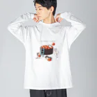 はちわれくりーむのいくらですか？ Big Long Sleeve T-Shirt