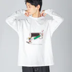 はちわれくりーむのきゅうり取れちゃった〜かっぱ巻き〜寿司 Big Long Sleeve T-Shirt