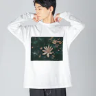 Lien__のFlower Big Long Sleeve T-Shirt