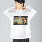 toinuuのBirth Of Venus Big Long Sleeve T-Shirt