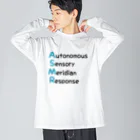 KANAZAWAのASMR「Autonomous Sensory Meridian Response」 ビッグシルエットロングスリーブTシャツ