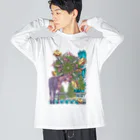 ムラマス カツユキの『UNI cornなんじゃない菓SEA等？森じらrail？』 Big Long Sleeve T-Shirt