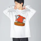 イラスト MONYAAT のCT95バウムバウムなメンダコB ビッグシルエットロングスリーブTシャツ