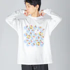 NORI OKAWAのショートケーキな日 ビッグシルエットロングスリーブTシャツ
