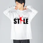 chiccho_kizaの自由なスタイルで Big Long Sleeve T-Shirt