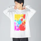 D Bridge MCのカラフルペイントinブリッジ Big Long Sleeve T-Shirt