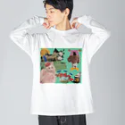 eillie shopのLunandy ビッグシルエットロングスリーブTシャツ