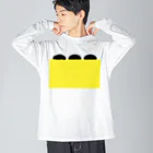 inko andの黄上の黒 Big Long Sleeve T-Shirt