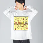 hr. grassのGIRLS Big Long Sleeve T-Shirt