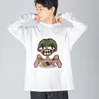 おこなかのメだまからの景色のカニバリズムびっぐてぃーすさん Big Long Sleeve T-Shirt