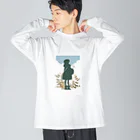 Pretty! showcase@SUZURI/まつもとめいこのyou can go anywhere you want. Big Long Sleeve T-Shirt