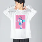 Tokuma Strangeの対コロナ女子高生 Big Long Sleeve T-Shirt