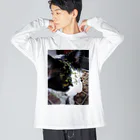 willowdenのうちの猫〜泥棒猫フェイス〜 Big Long Sleeve T-Shirt