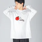 Robizouneko222のりんご秒速20435㎞ Big Long Sleeve T-Shirt