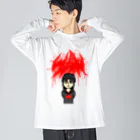 HachijuhachiのSLAM BOY Big Long Sleeve T-Shirt