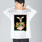 𝙈𝙊𝙈𝙊'𝙨 𝙎𝙝𝙤𝙥のGAME OVER ビッグシルエットロングスリーブTシャツ