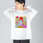 ♥花ちゃん。の太陽。作ってます。 ビッグシルエットロングスリーブTシャツ