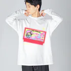 ＣｈｏｍＵ++のちょむのファミコン ビッグシルエットロングスリーブTシャツ