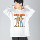 nidan-illustrationの"grill girls" Big Long Sleeve T-Shirt