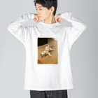 ポメロンの犬 ビッグシルエットロングスリーブTシャツ